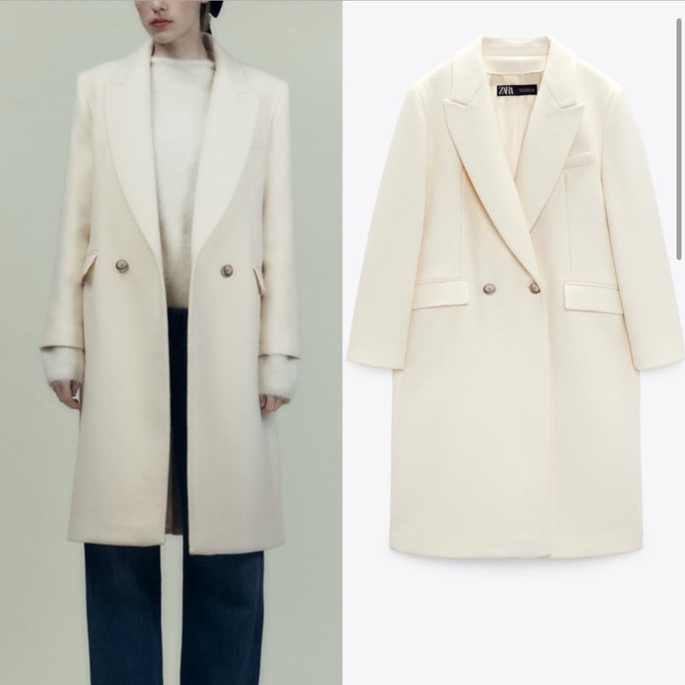 Zara premium wool coat Brand new with tags - Picture 3 of 16